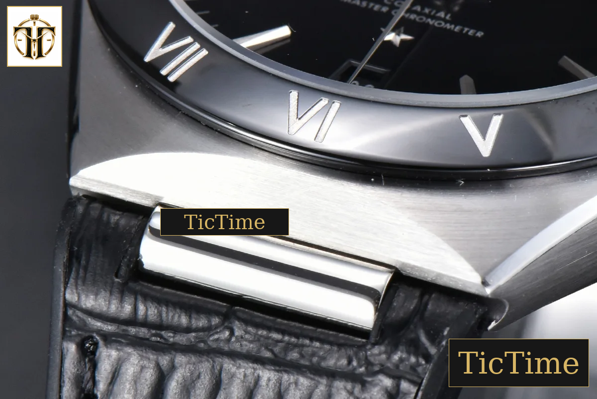 Constellation 41mm VSF Black Ceramic Black Dial Black Gummy Strap A8900 — foto 9