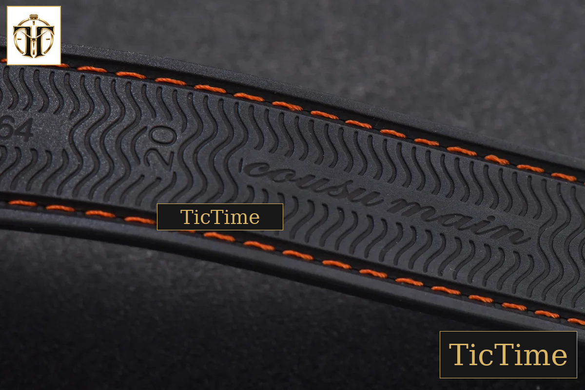 Planet Ocean 600m 42mm VSF Black Dial Orange Marker Rubber Strap A8500 — foto 23