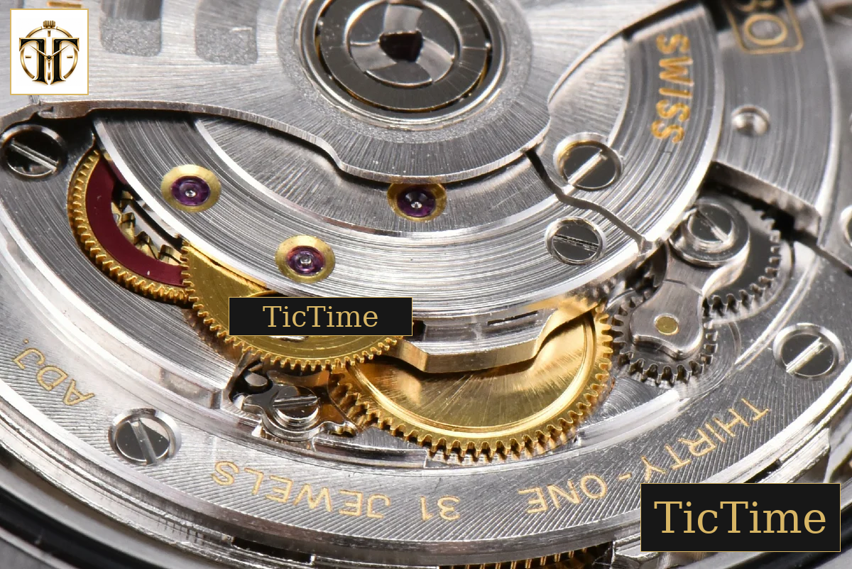 Oyster Perpetual 904L 124300 41mm Clean Factory Yellow Dial SS Bracelet VR3230 — foto 27