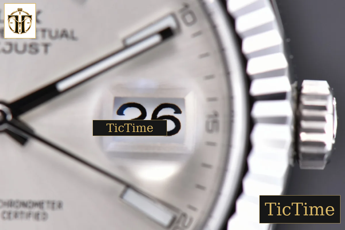 DateJust 904 126334 41mm ARF SS Silver Dial Lume Markers Jubilee Bracelet VR3235 — foto 10
