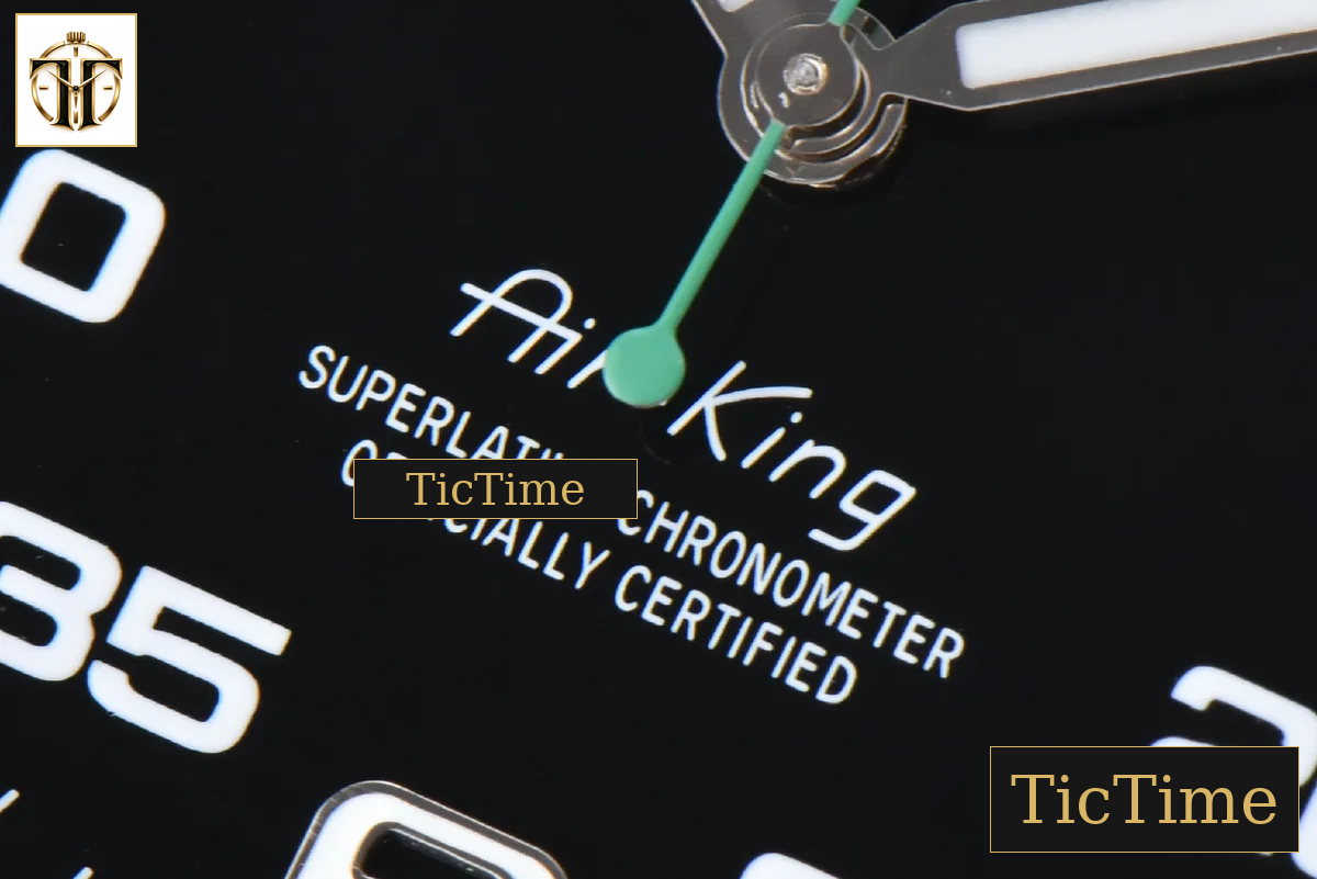 AirKing 904L 126900 40mm JVSF Black Dial SS Oyster Bracelet A3230 — foto 8