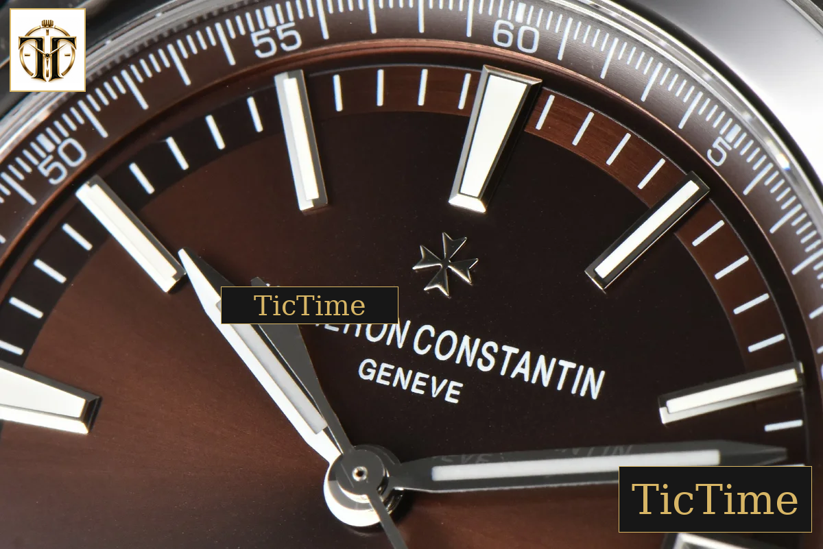 Overseas 4500V 41mm ZF Brown Dial SS Bracelet A5100 — foto 6