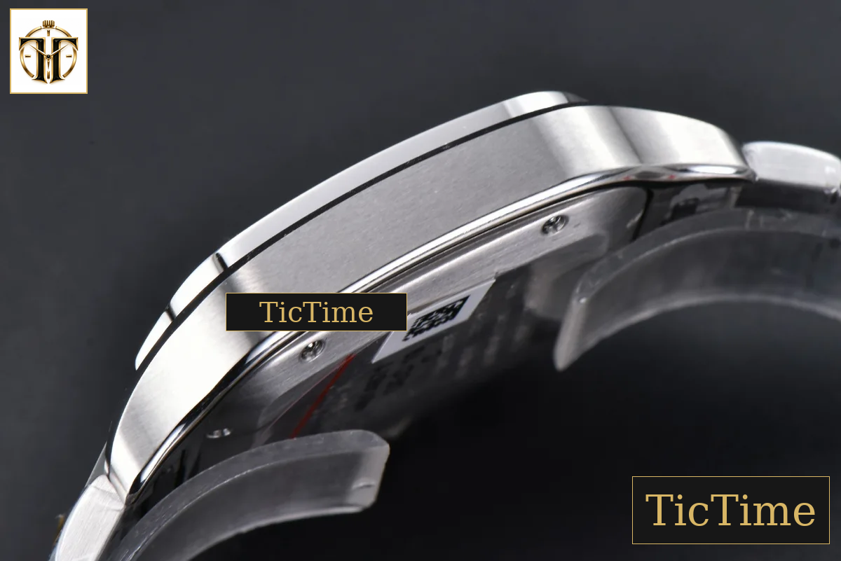 Santos de Cartier XL 40mm AF SS White Dial Diamond Bezel SS Bracelet Miyota 9015 — foto 14