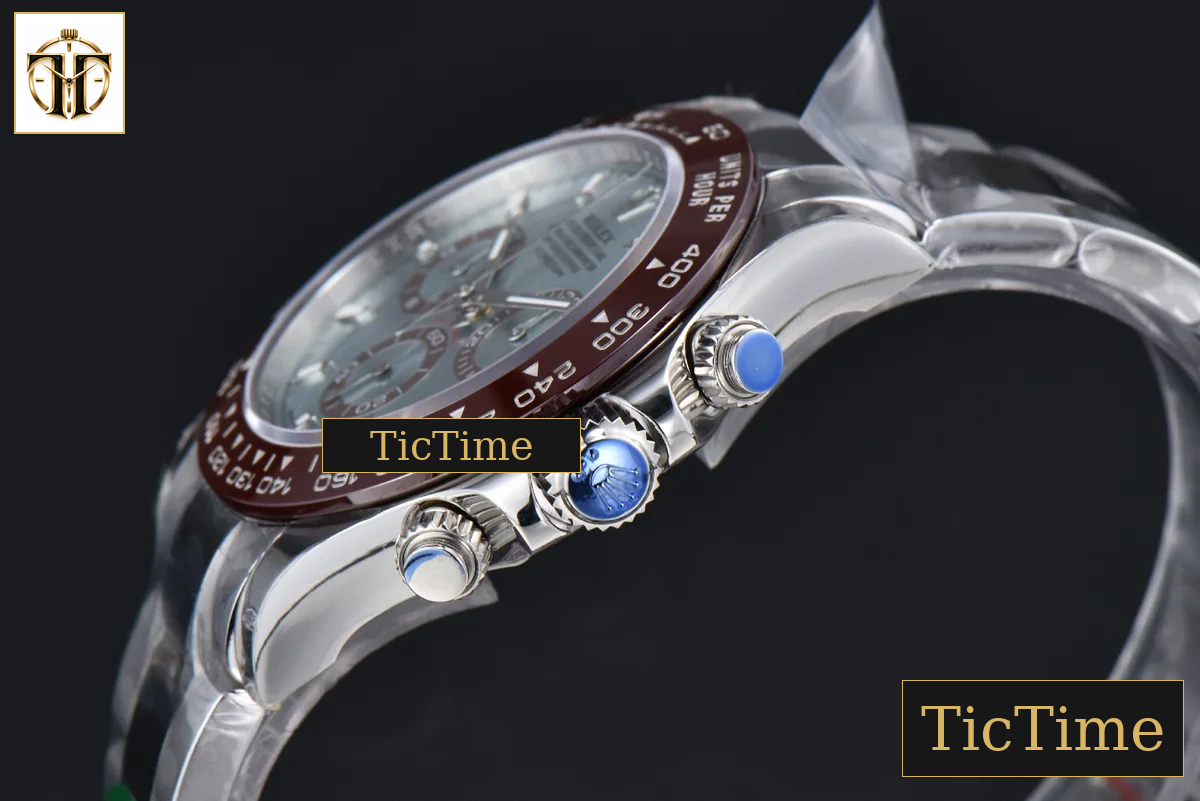 Daytona 116506 40mm APSF SS Ice Blue Dial Ceramic Bezel SS Bracelet SH4130 — foto 12