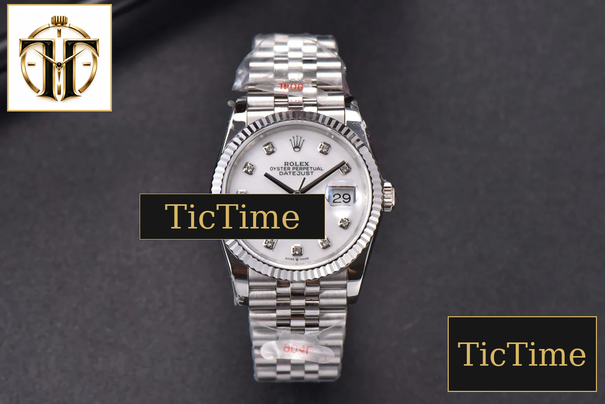 DateJust 36mm GMF SS MOP Dial Diamond Marker Jubilee Bracelet VR3235 — foto 2
