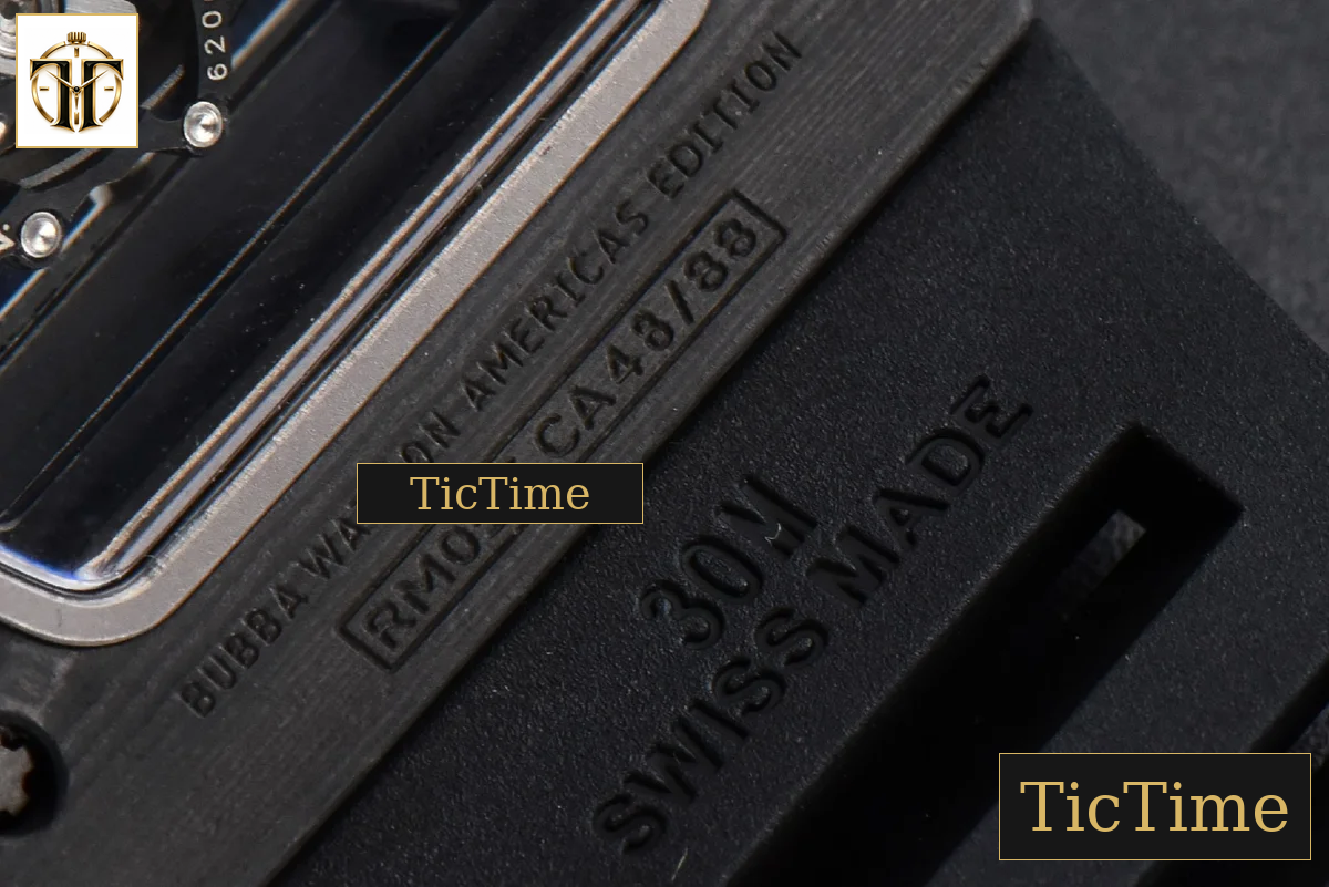 Bubba Watson RM055 42.7mm ZF Black NTPT White Skeleton Dial Black Rubber Strap V6 NH05 — foto 18