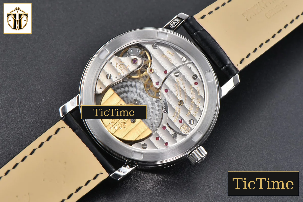 Calatrava 50th Anniversary 5057G 36.5mm IWF Gray Dial Leather Strap — foto 19