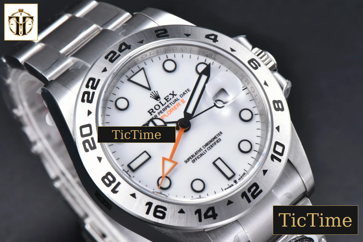 Explorer II 904L 226570 42mm Clean Factory White Dial SS Bracelet CHS DD3285 — foto 14
