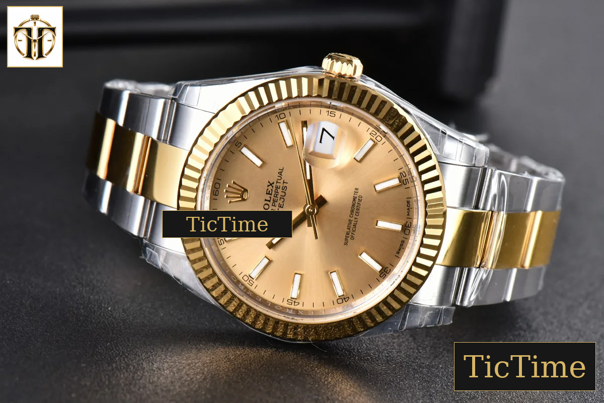 DateJust 126333 41mm VSF YG/SS Fluted Bezel YG Dial Oyster Bracelet VS3235 — foto 28