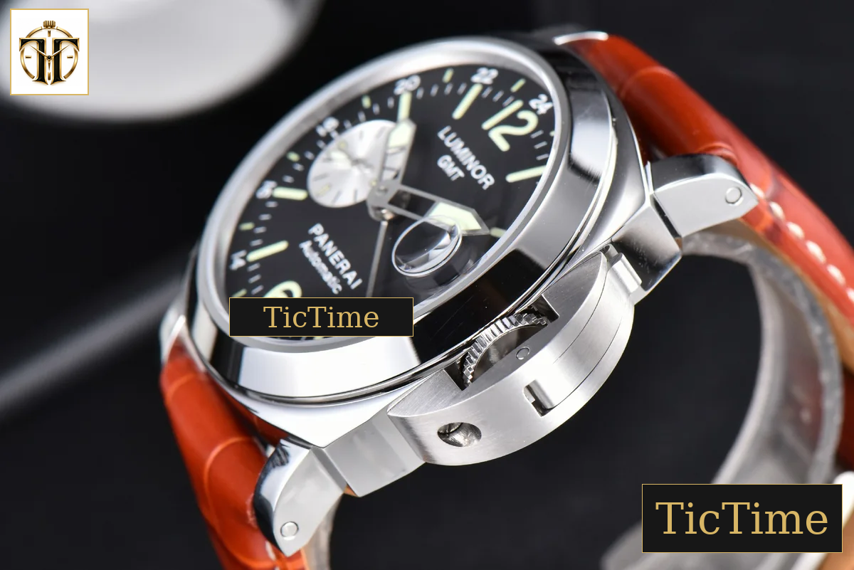 GMT PAM088 44mm VSF Black Dial Brown Leather Strap P9001 — foto 10