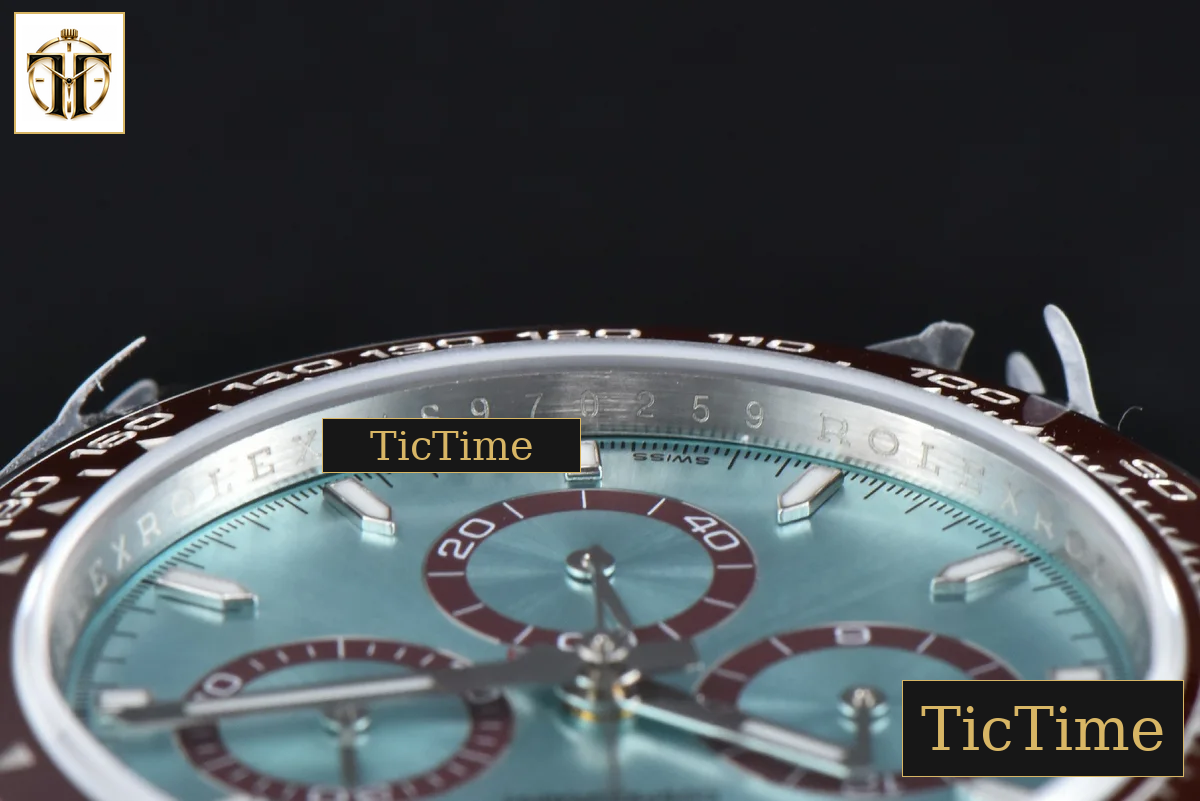 Daytona 904L 126506 40mm BPF SS Black Bezel Ice Blue Dial SS Bracelet SH4131 — foto 15