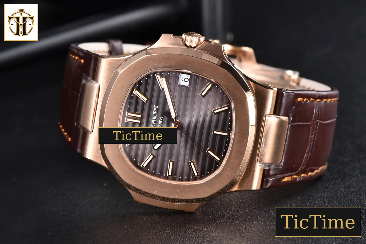 Nautilus 5711R 40mm 3KF Brown Dial Brown Leather Strap V3 A324 — foto 15