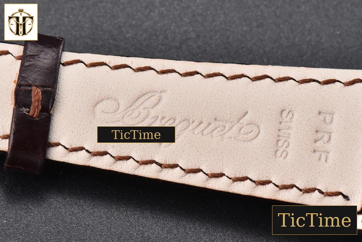 Tradition 7057BR 40mm ZF RG Gray Dial White Subdial Black Leather Strap A505 — foto 17