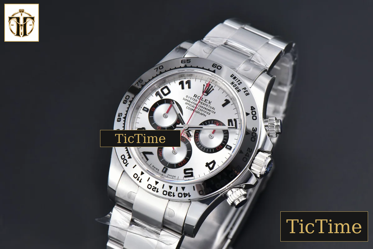 Daytona 116509 APSF SS White Dial Digital Marker SS Bracelet SH4130 — foto 5