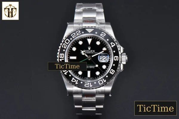 Foto frontal — GMT Master II LN 904L Oyster Bracelet CHS 116710 40mm King Factory VR3186