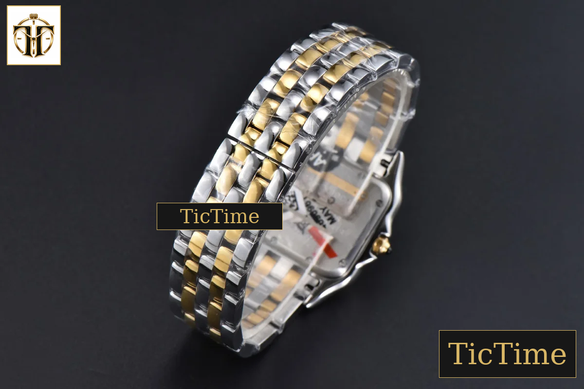 Panthère 27mm AF SS/YG Diamond Bezel White Dial SS/YG Bracelet Ronda Quartz — foto 30