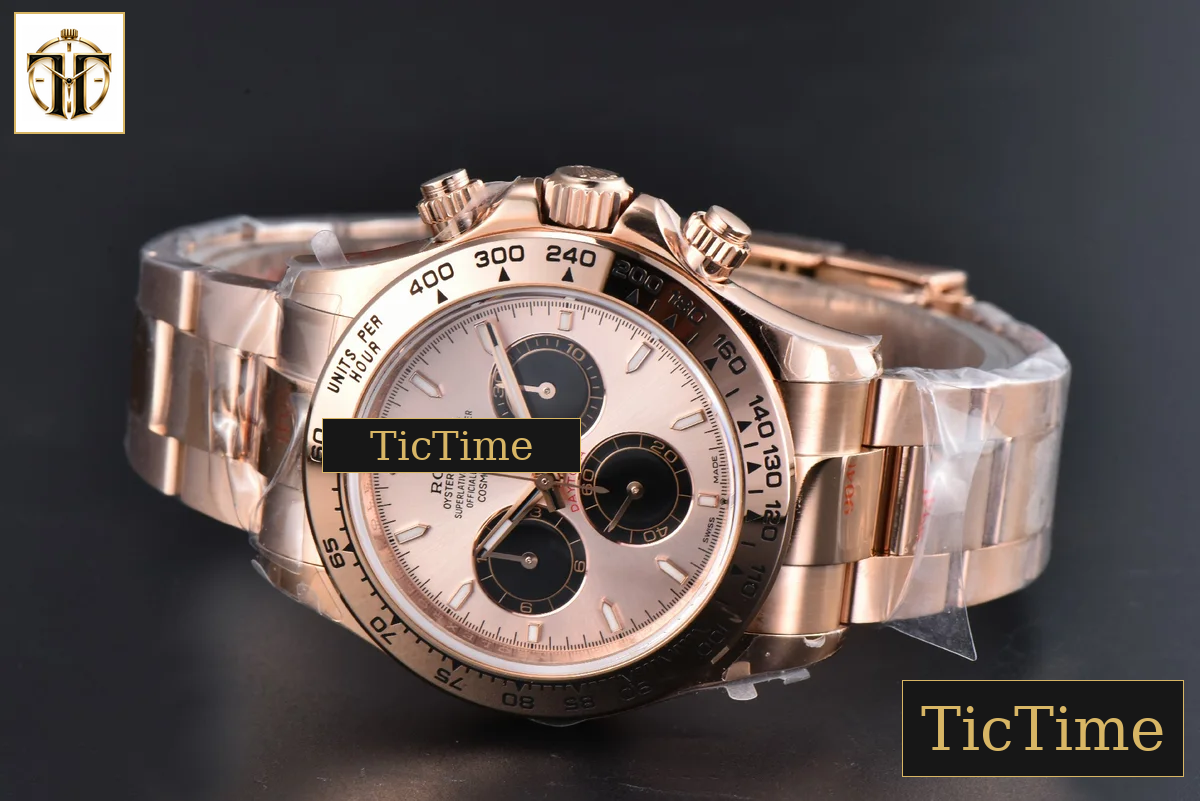 Daytona 904L 126505 40mm BPF RG RG Dial Black Subdial RG Bracelet SH4131 — foto 16