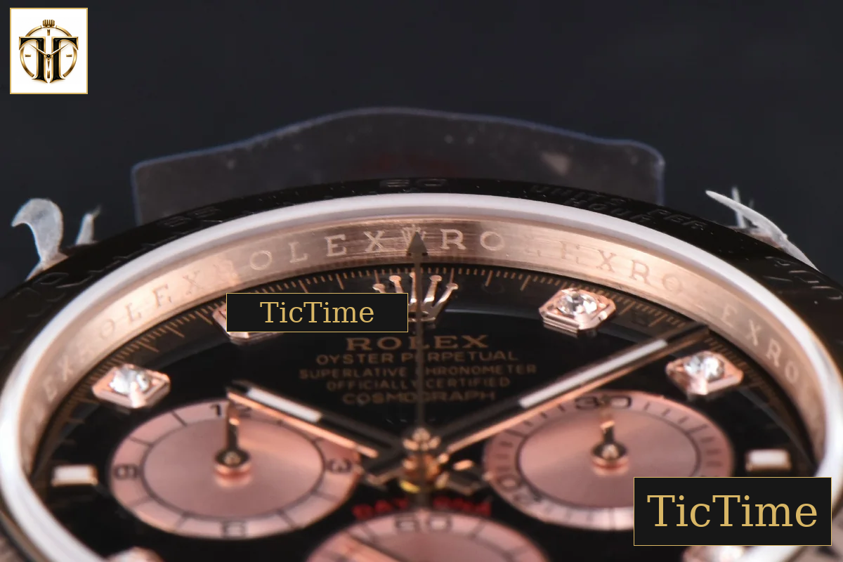 Daytona 904L 126515 40mm BPF RG Black Dial RG Subdial Diamond Marker RG Bracelet SH4131 — foto 14