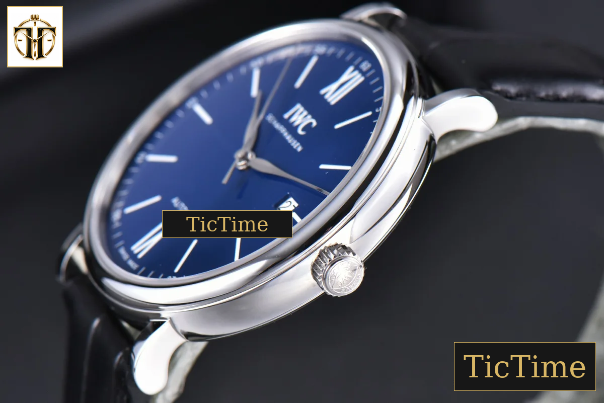 Portofino ‘150 Years’ 40mm V7F Blue Dial Silver Markers Black Leather Strap / A2892 — foto 10