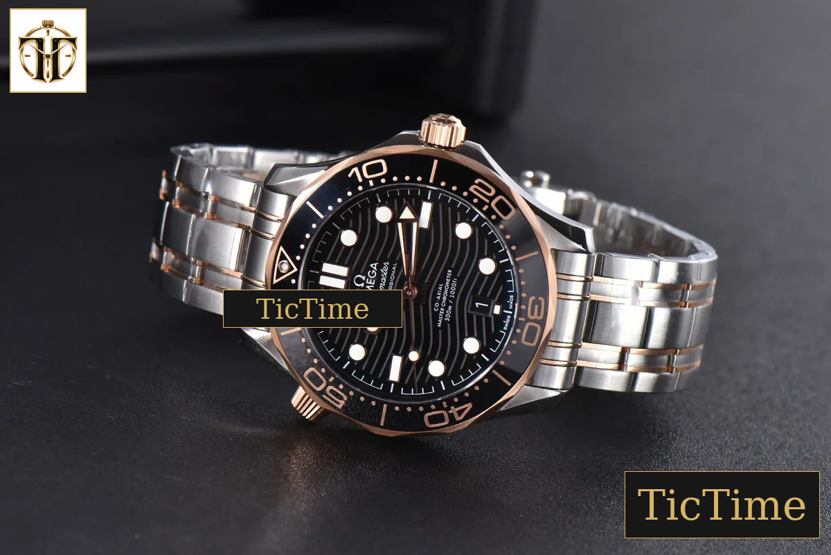 Seamaster Diver 42mm VSF RG/SS 300M Black Dial RG/SS Bracelet VS8800 — foto 12