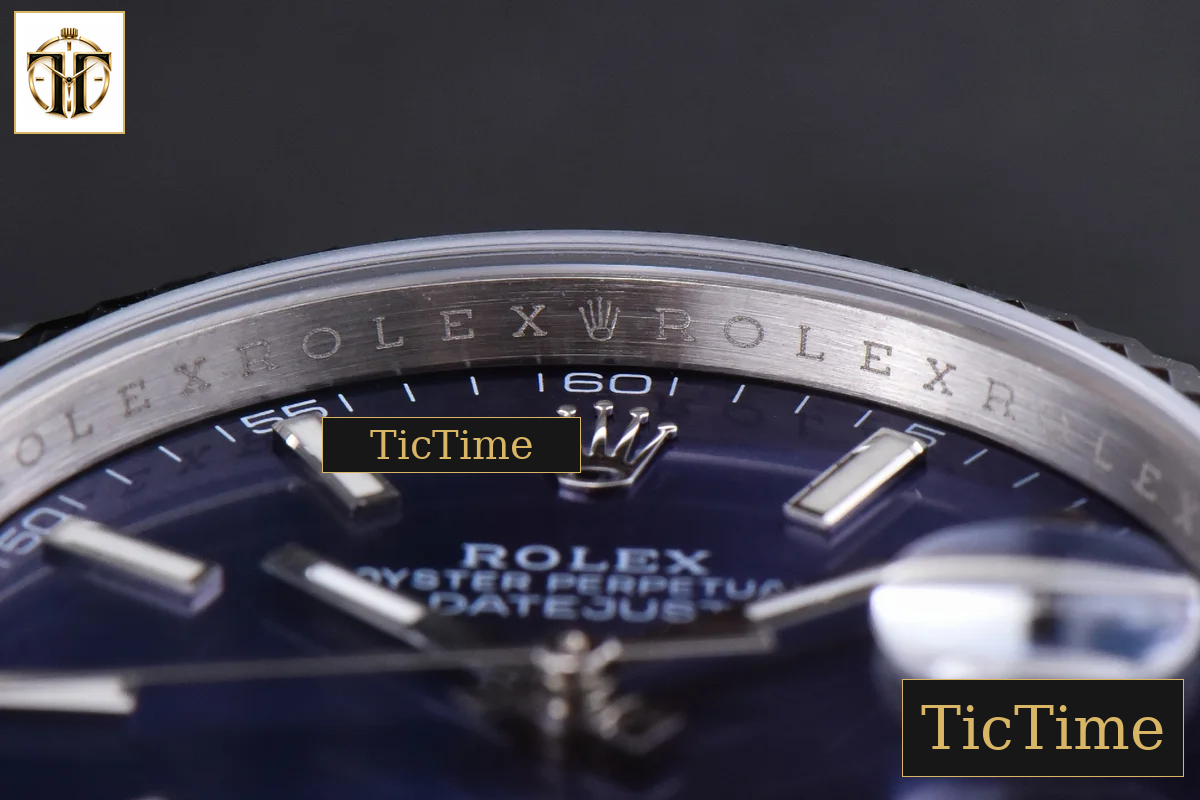 Datejust 41mm GMF SS Blue Dial Lume Marker Fluted Bezel Jubille Bracelet VR3235 — foto 12
