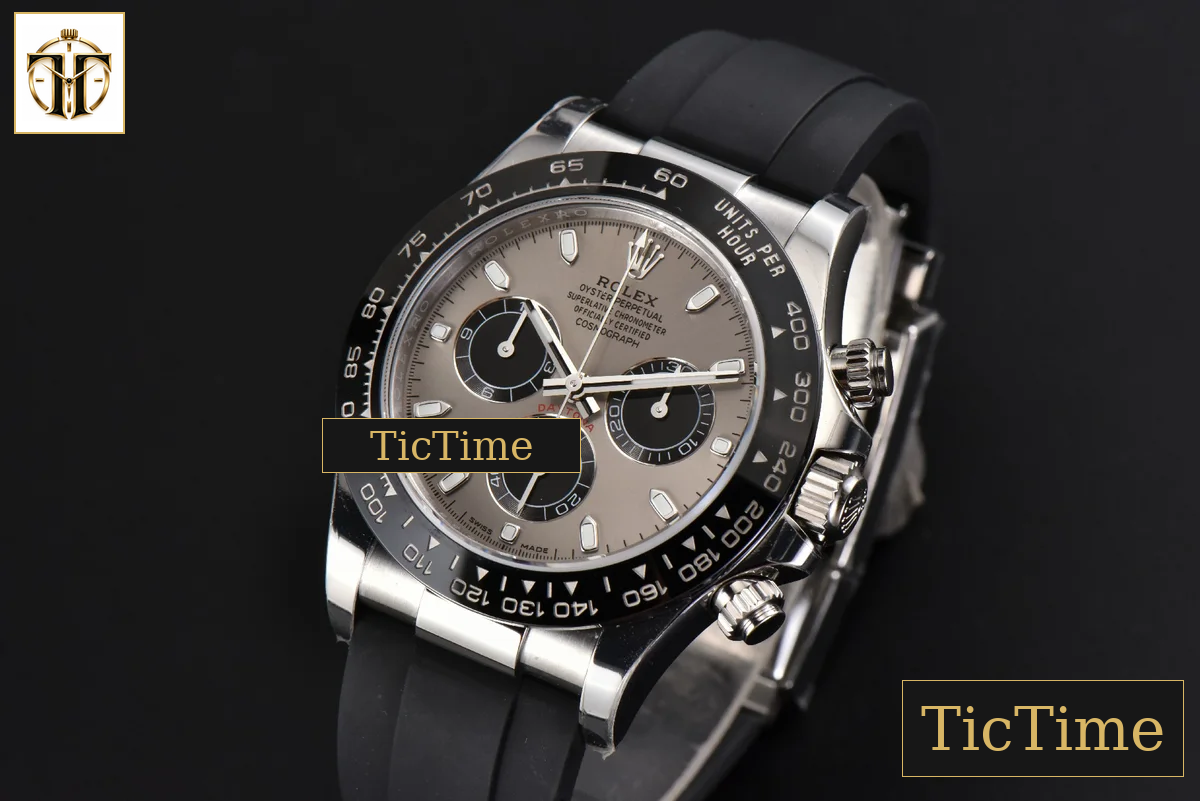 Daytona 116519 40mm BTF Gray Dial Black Subdial Oysterflex Strap SA4130 — foto 5