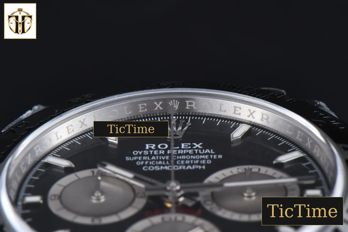 Daytona 126509 40mm Clean Factory SS Black Dial Silver Subdial SS Bracelet DD4131 — foto 12