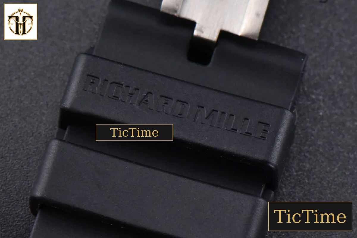 NTPT RM055 43mm ZF RG Bezel Black Crown Black Rubber Strap V6 RMUL2 — foto 27