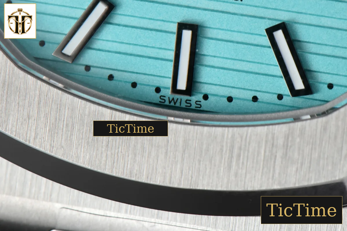Nautilus 5711 40mm 3KF Tiffany Blue Dial SS Bracelet V3 A324CS — foto 8