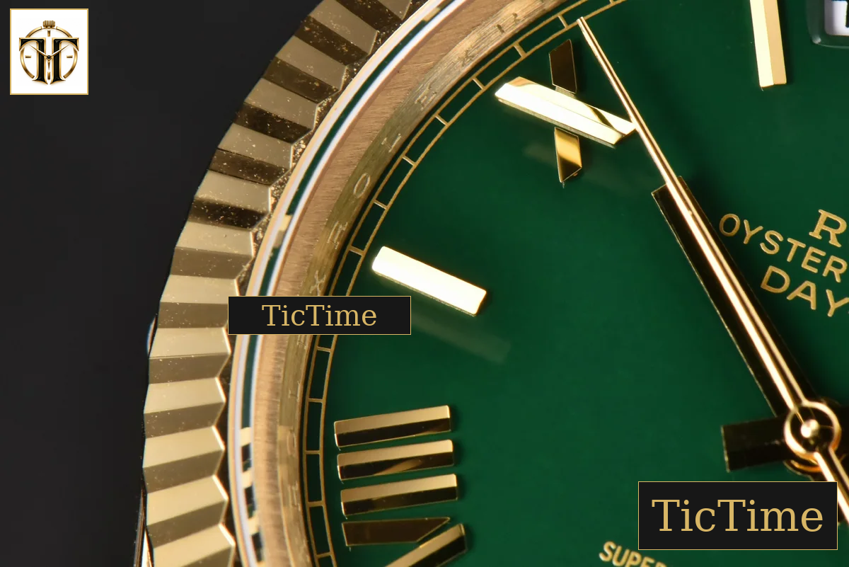 DayDate 904L 40mm BPF YG Green Dial YG Bracelet A2836 — foto 6