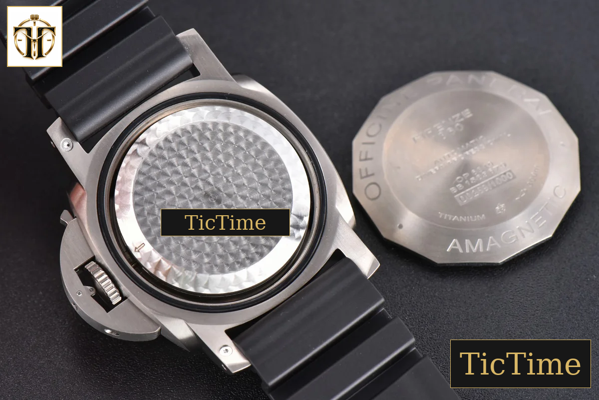 Submersible AMagnetic PAM389 47mm VSF Black Dial Rubber Strap P9000 — foto 17