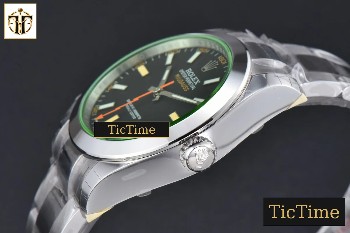 Milgauss GV 904L 116400 40mm GSF Black Dial SS Bracelet SA3131 — foto 11