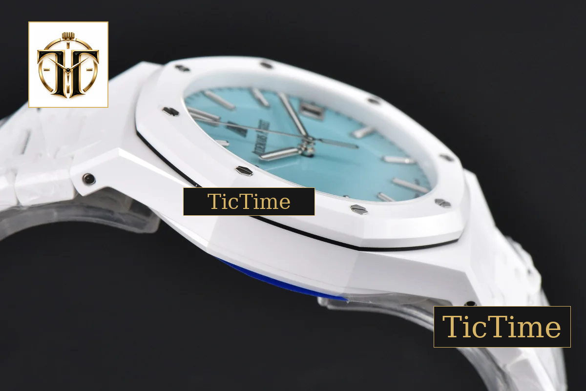 Royal Oak Chrono 26240 41mm APSF White Ceramic Tiffany Dial Bracelet SA4401 — foto 13
