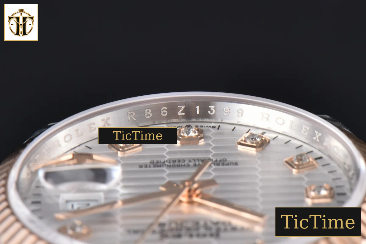 DateJust 36mm VSF RG/SS Silver Motif Dial Diamond Marker Jubilee VS3235 — foto 14