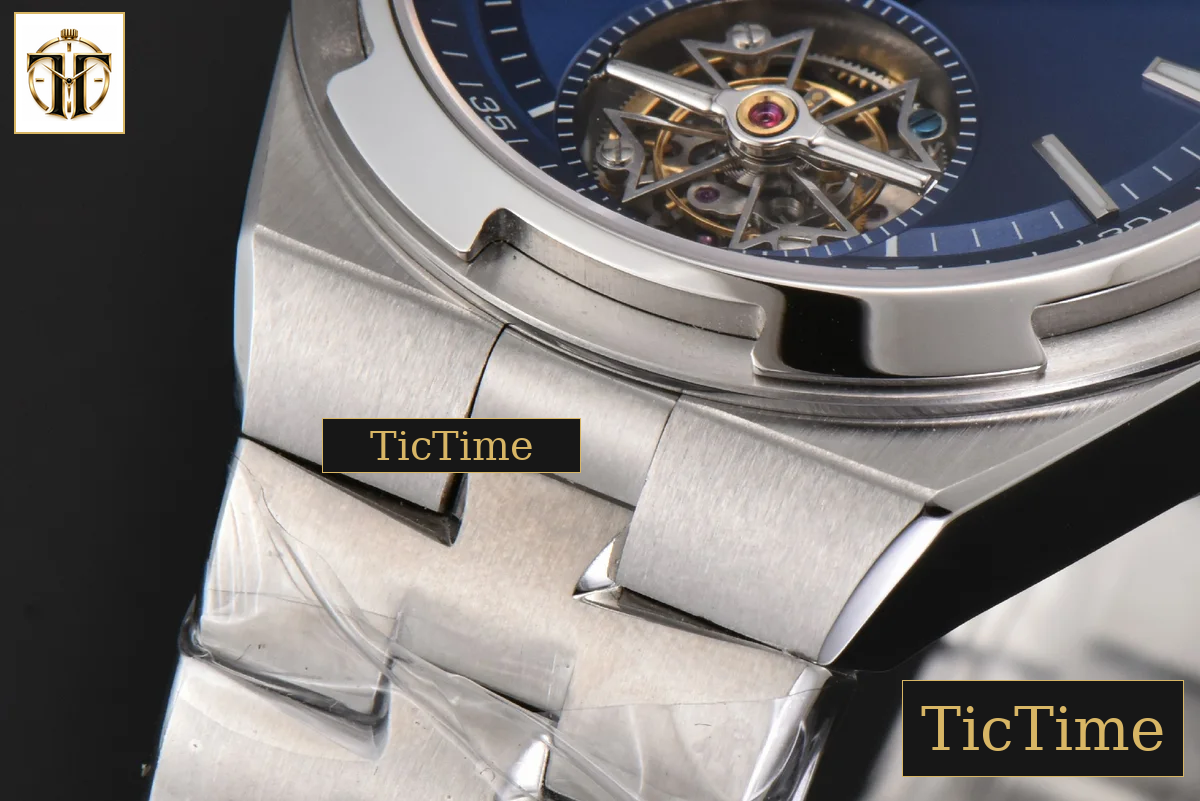 Overseas Tourbillon 6000V 42.5mm BBRF Blue Dial SS Bracelet Tourb — foto 10