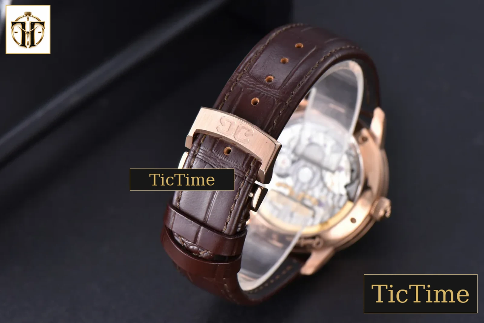 Excellence Panorama Date Moonphase 40mm V9F RG White Dial Brown Leather Strap A100 — foto 22