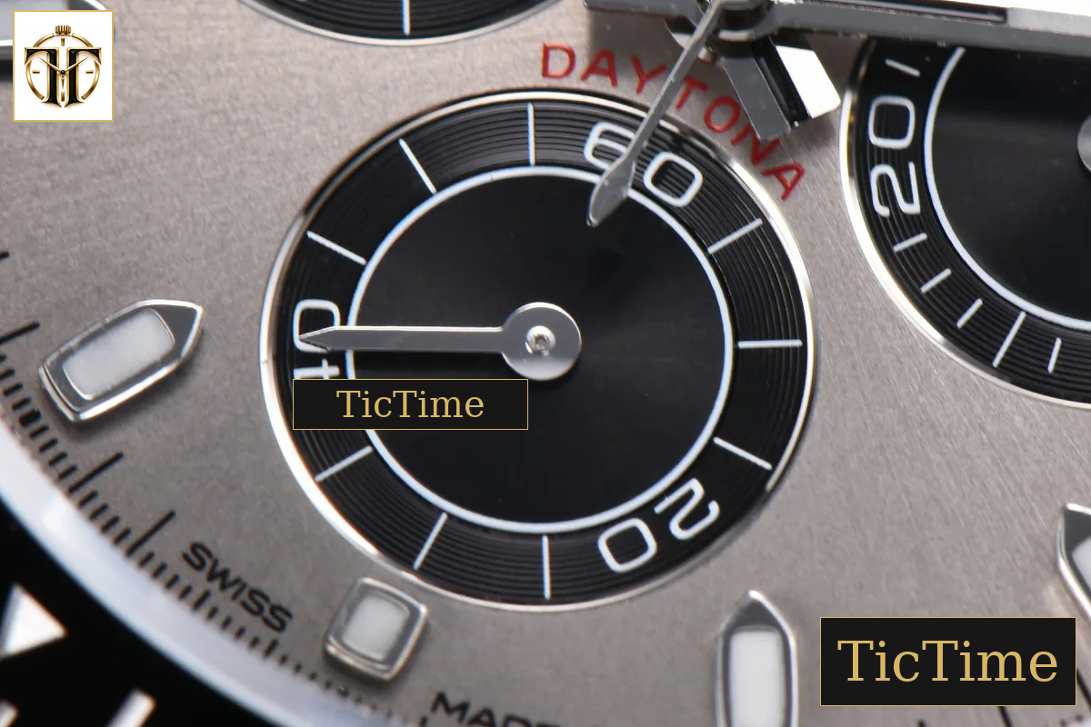 Daytona 116519 40mm ZF SS Gray Black Subdial Oysterflex Strap SH4130 — foto 8