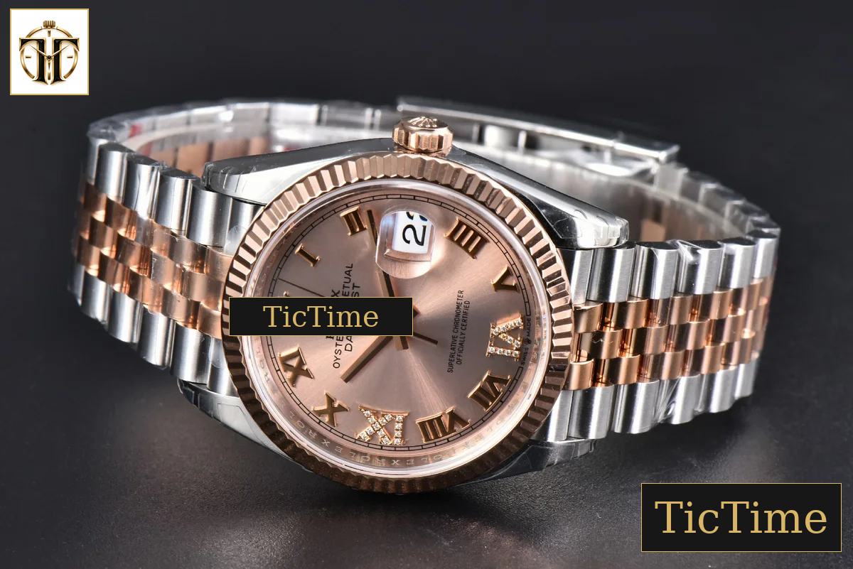 DateJust 126231 36mm VSF RG/SS 904L RG Dial Diamond Marker RG/SS Jubilee Bracelet VS3235 — foto 16