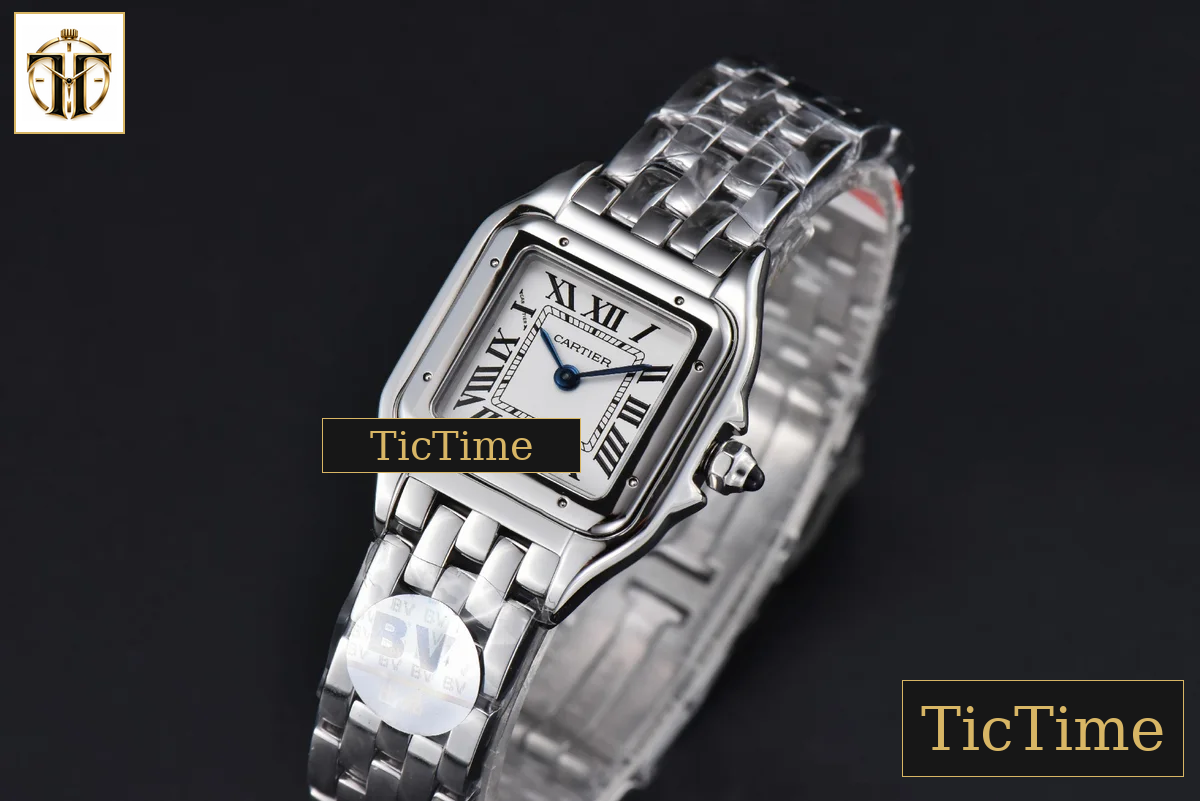 Panthère Secrete Ladies 22mm BVF SS White Dial SS Bracelet Ronda Quartz — foto 5