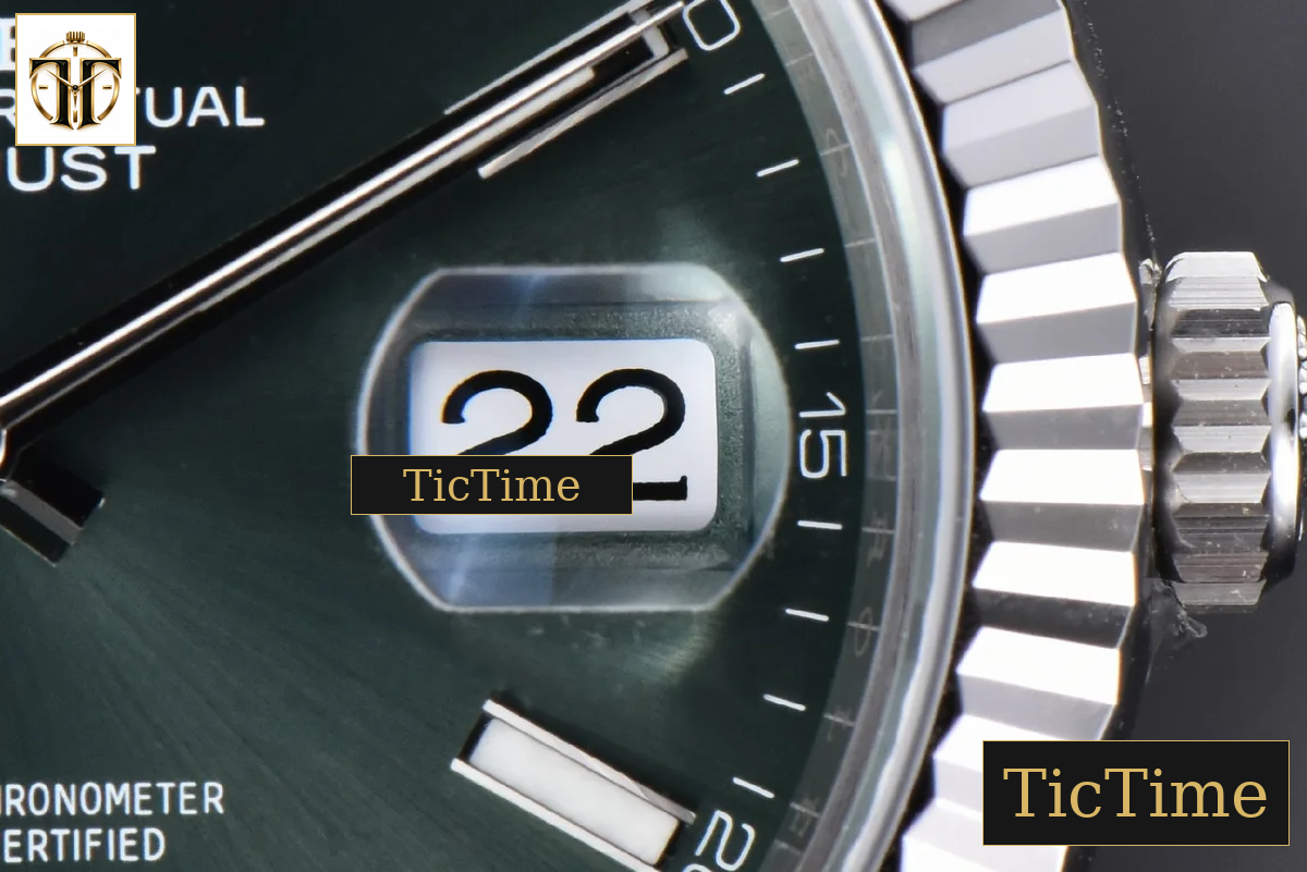 DateJust 904L Mint 126334 41mm VSF Green Dial Jubilee Bracelet VS3235 — foto 9