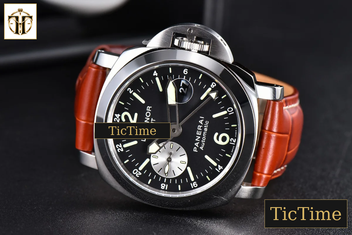 GMT PAM088 44mm VSF Black Dial Brown Leather Strap P9001 — foto 14