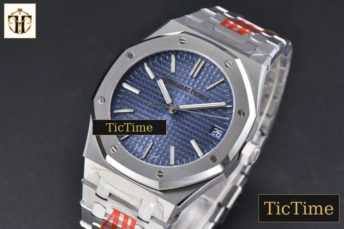 Royal Oak 15400 41mm ORF Blue Textured Dial SS Bracelet A3120 — foto 5