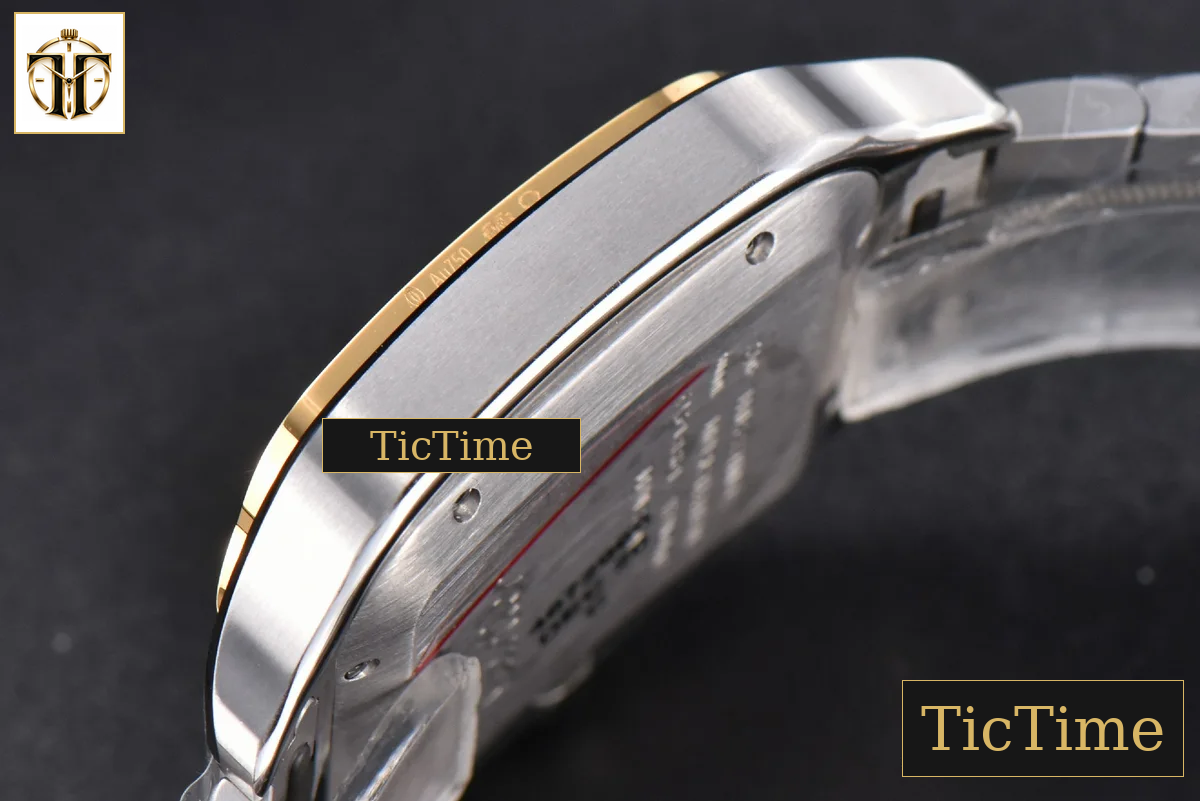 Santos de Cartier XL 40mm BVF YG/SS White Dial YG/SS Bracelet Miyota 9019 — foto 13