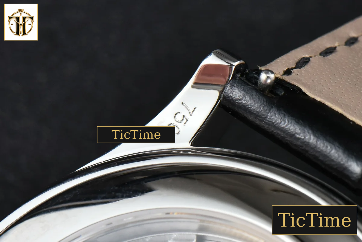 Complications 5396 38.5mm ZF White Dial Moonphase Stick Markers Black Leather Strap MY9015 — foto 21
