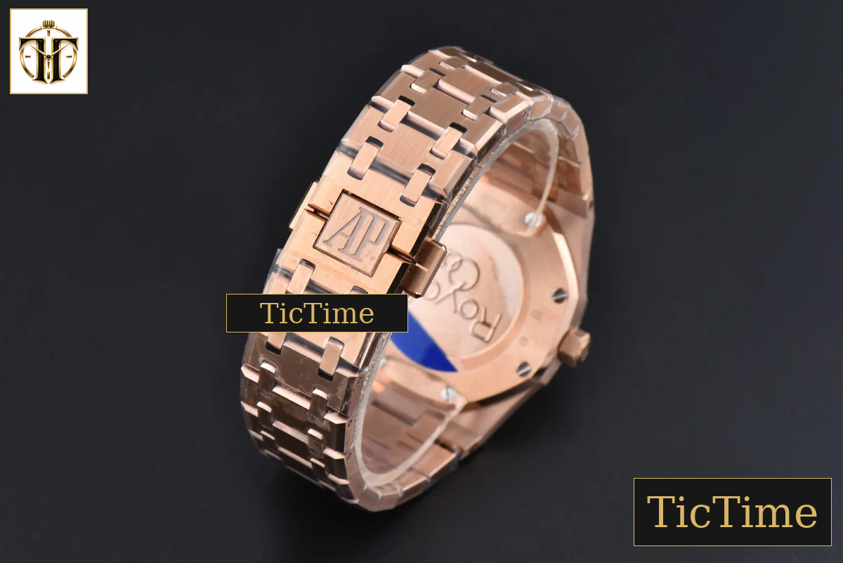 Royal Oak Ladies 67651OR 33mm ZF RG Diamond White Dial RG Bracelet Quartz — foto 31