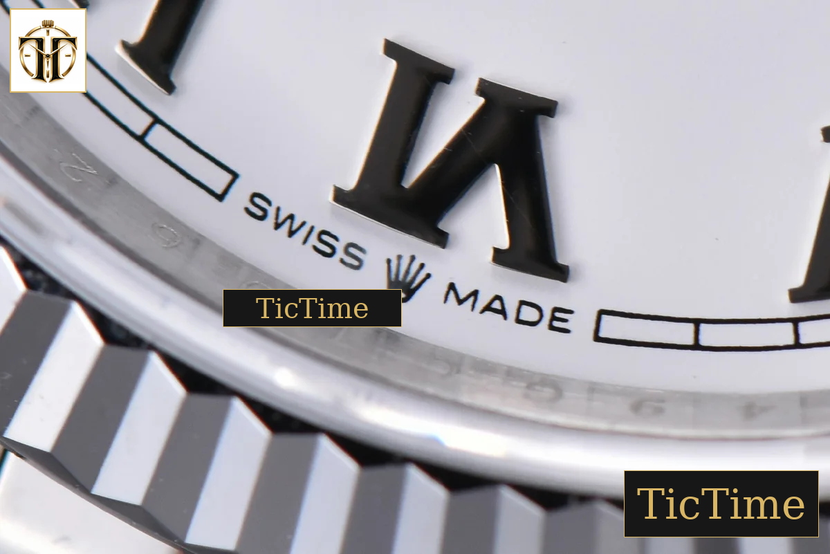 DateJust 36mm GMF SS White Dial Roma Marker Jubilee Bracelet VR3235 — foto 8