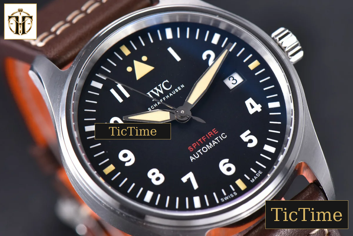 Mark XVIII IW327010 40mm MKSF Blue Dial Le Petit Prince Brown Leather Strap 9015 — foto 9