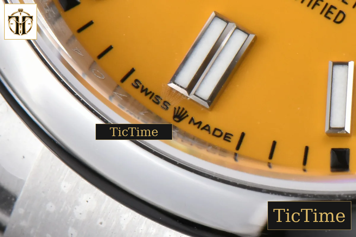 yster Perpetual 904L 126000 36mm VSF Yellow Dial Oyster Bracelet VS3235 — foto 8