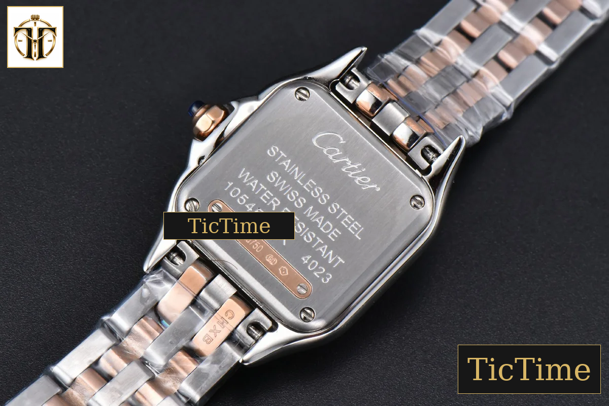 Panthère Secrete Ladies 22mm BVF SS/RG White Dial Diamond Bezel SS/RG Bracelet Ronda Quartz — foto 15
