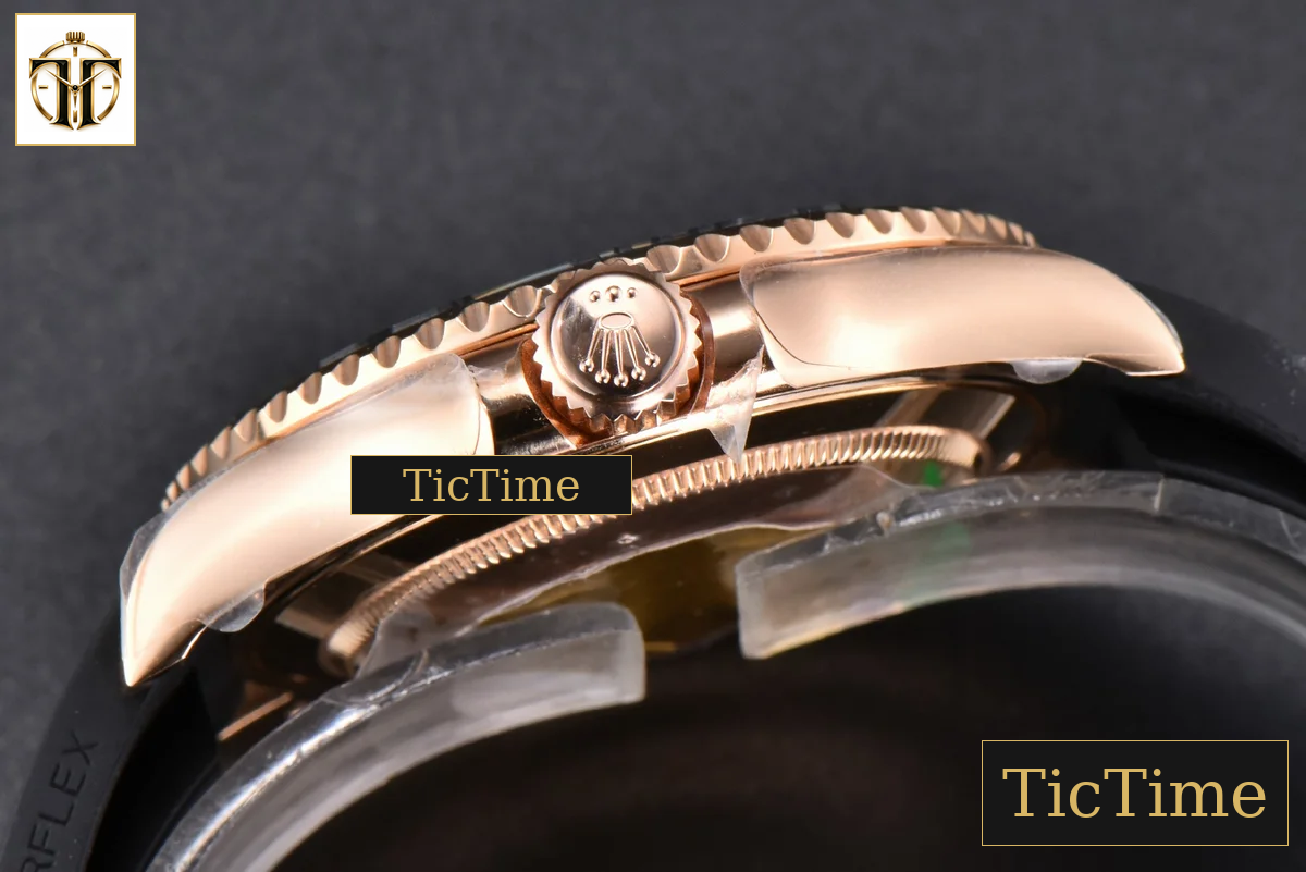 Yacht-Master 126622 40mm ARF RG Black Ceramic Bezel Oysterflex Strap VR3235 — foto 17